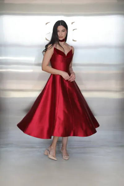 SPADE Midi Dress True Red 8